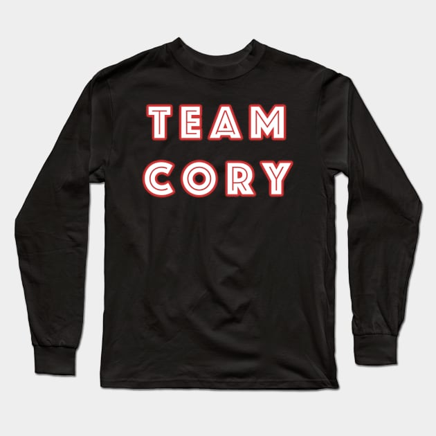 Team Cory Long Sleeve T-Shirt by Super Magic Bros